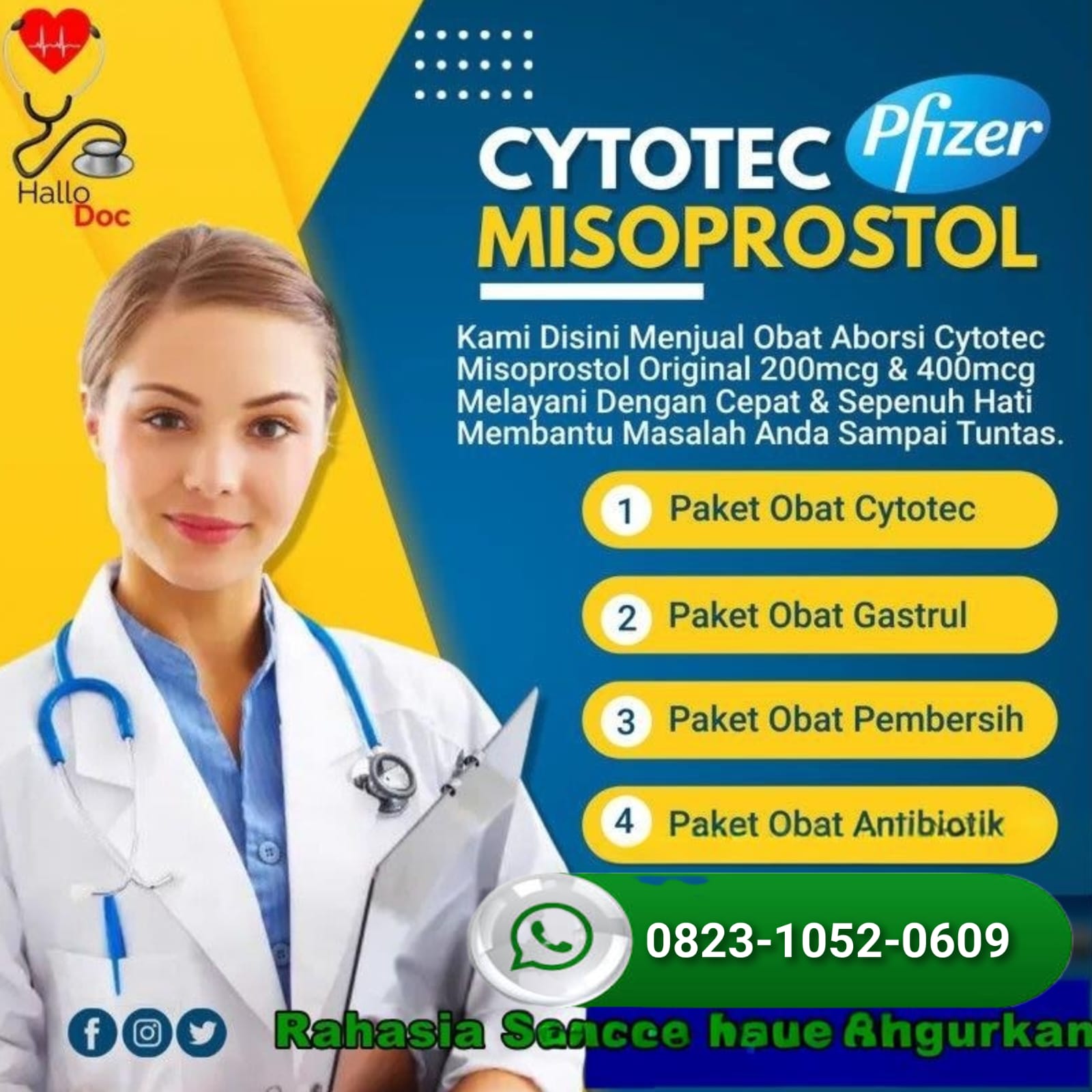 Pilihan 7 Nama Obat Aborsi Cytotec Sebagai Obat Penggugur Kandungan